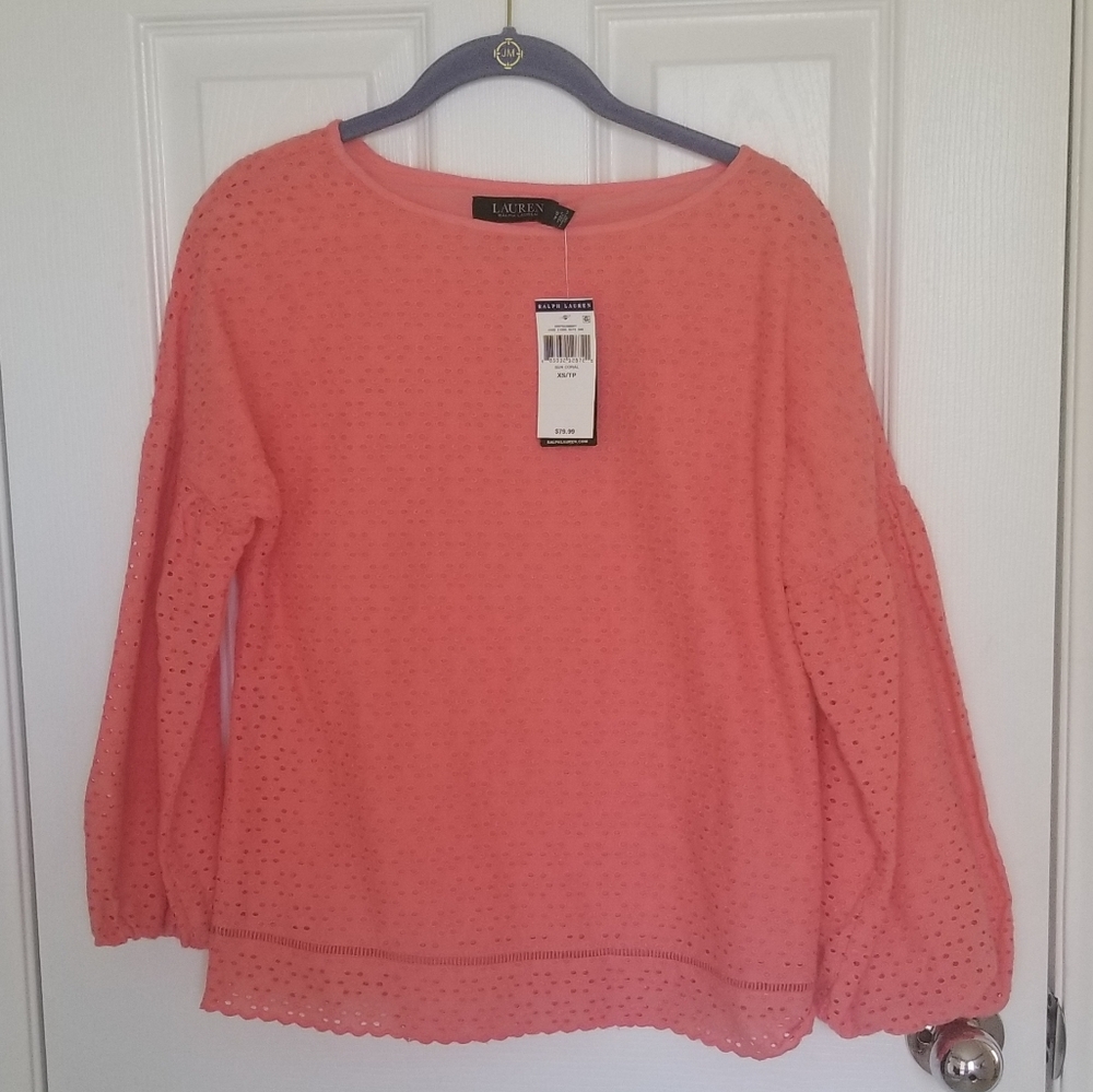 Lauren Ralph Lauren Eyelet Lace Top